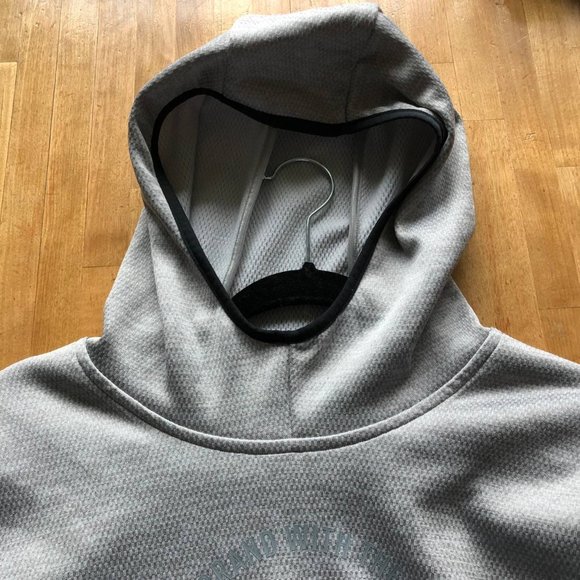 Adidas Hoodie 03  Hooded Sweatshirt  Grey Long Sleeve Men’s Size L - Picture 5 of 16